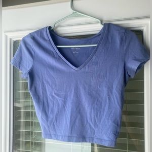 Wild Fable top - woman’s v- neck cropped t shirt